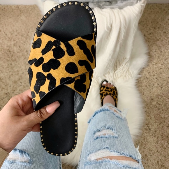 Qupid Shoes - NEW Gigi Leopard Sandal